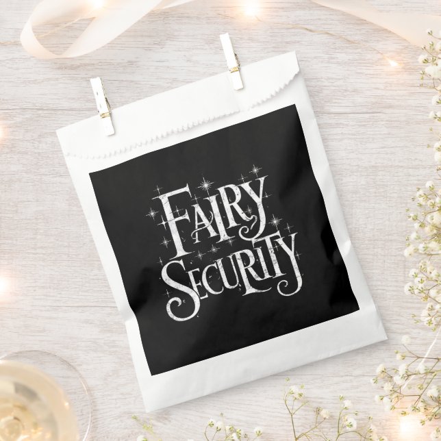 Fairy Security Funny Halloween-Kostüm Geschenktütchen (Ausgeschnitten)