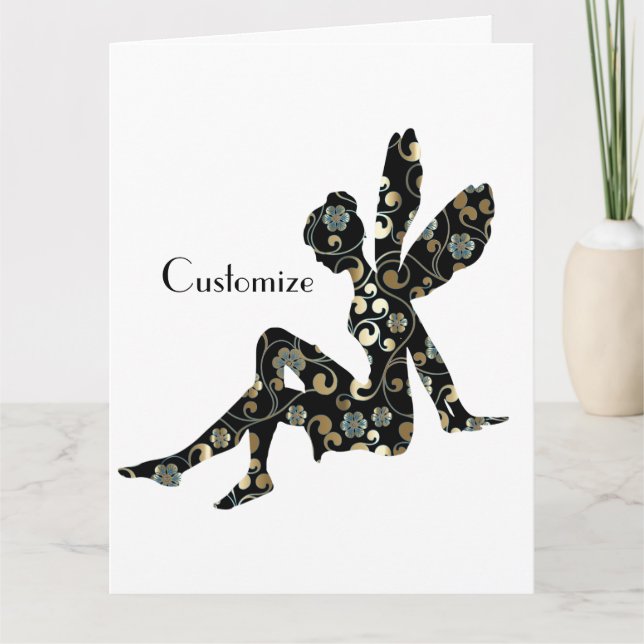 Fairy Silhouette Thunder_Cove Karte (Vorderseite)