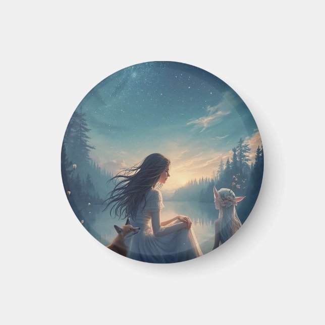 FAIRY SISTERS AND THE FOX MAGNET (Vorne)