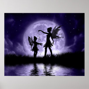 Fairy Sisters Print Poster