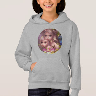 Fairy Sisters Unter den Blume im Wald Hoodie