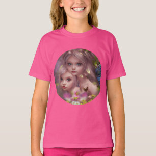 Fairy Sisters Unter den Blume im Wald T-Shirt