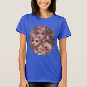 Fairy Sisters Unter den Blume im Wald T-Shirt