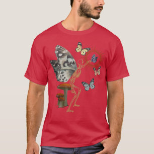 Fairy Skeletton Butterfly Fairycore Ästhetischer C T-Shirt