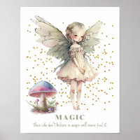 Fairy Sprichwort Magic Girl's Room