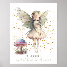 Fairy Sprichwort Magic Girl's Room