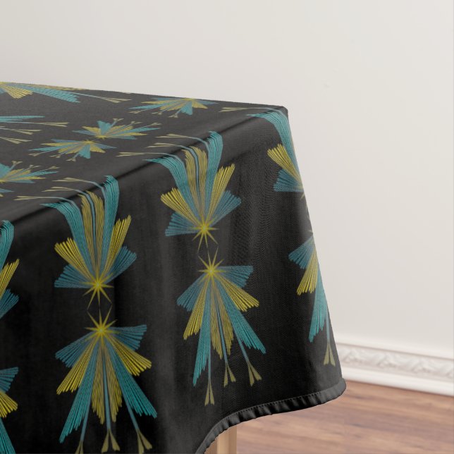 Fairy Stars Black Tablecloth 60x84 Tischdecke (Beispiel)