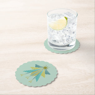 Fairy Stars Pistachio Paper Untersetzer