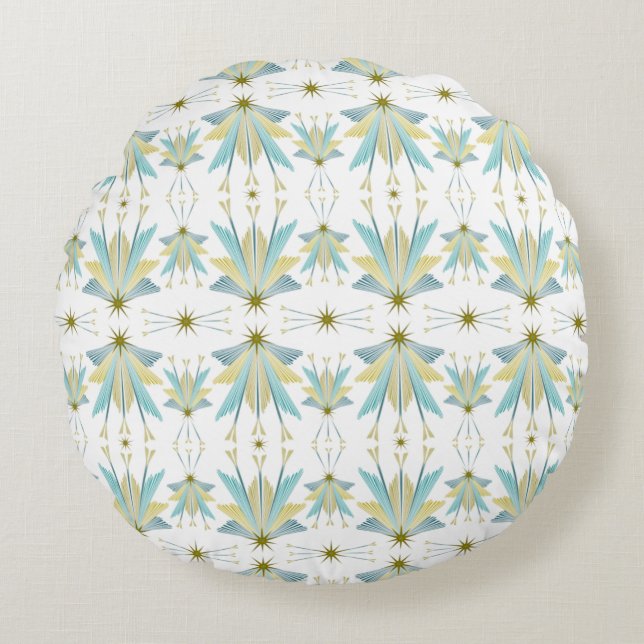 Fairy Stars Round Throw Kissen (Vorderseite)