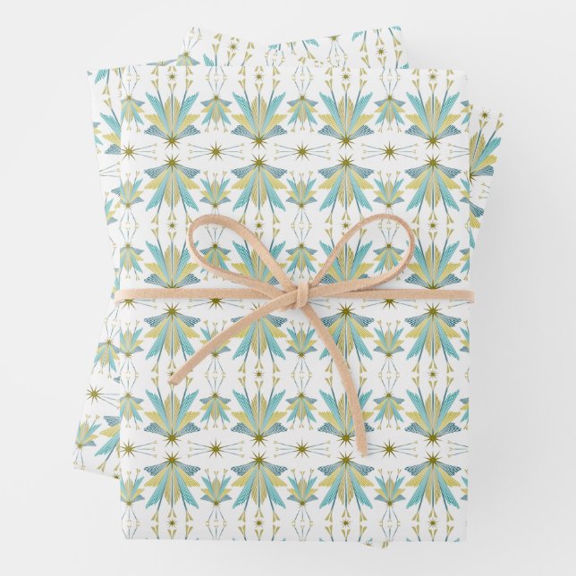 Fairy Stars Wrapping Paper Geschenkpapier Set (Beispiel)