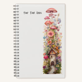 Fairy Stories Mushroom Blume Notizbuch
