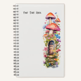 Fairy Stories Mushroom Blume Notizbuch