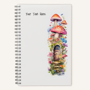 Fairy Stories Mushroom Blume Notizbuch