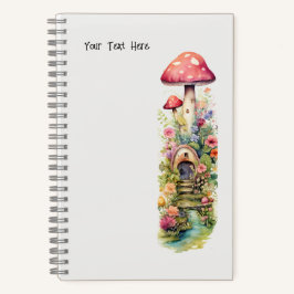 Fairy Stories Mushroom Blume Notizbuch