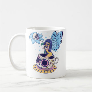 Fairy Sugar Skull Mug Butterfly Tea Pot Witch Magi Kaffeetasse