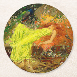 Fairy Tale Arthur Wardle Runder Pappuntersetzer