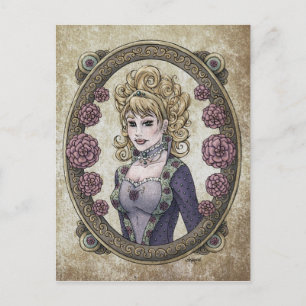Fairy Tale "Beauty" Fantasy Art Postcard #1 Postkarte