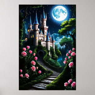 Fairy Tale Burg Fantasy Poster