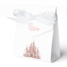 Fairy Tale Burg Girl Pink Personalisiert Gefallen 