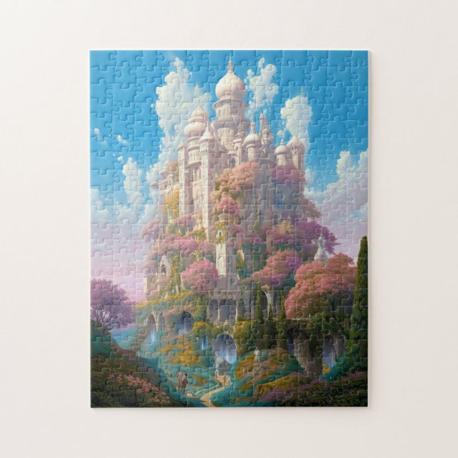 Fairy Tale Burg Pinacoteca Casa Rusca Puzzle (Vertikal)