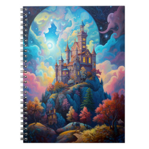 Fairy Tale Castel Fantastische Bergwelten Notizblock