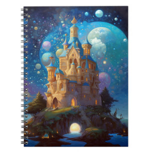 Fairy Tale Castel Fantastische Bergwelten Notizblock