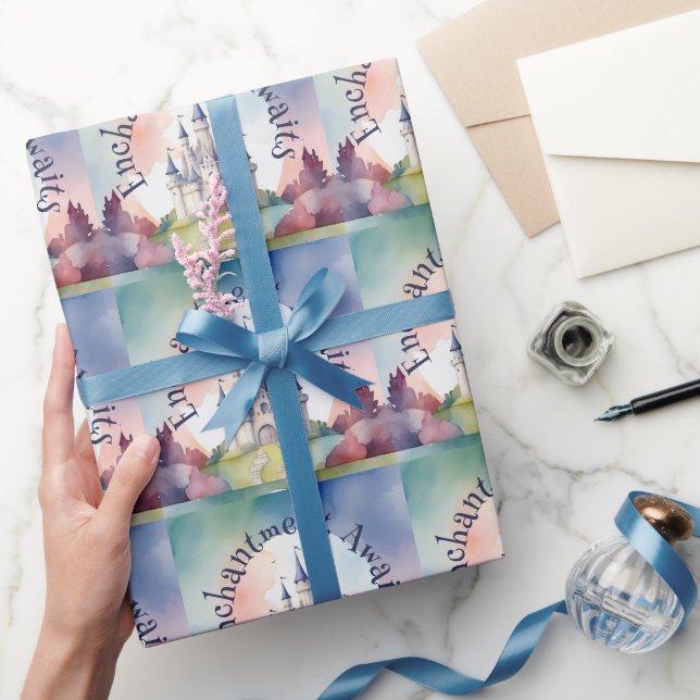 Fairy Tale Castle Party Geschenkpapier (Schenken)