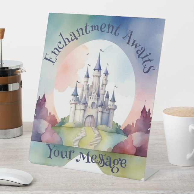 Fairy Tale Castle Party Sockelschild (In Situ)