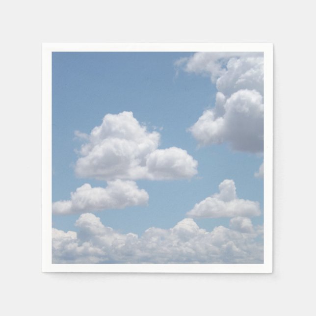 Fairy Tale Clouds Paper Napkins Serviette (Vorderseite)