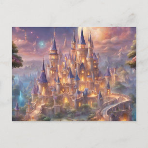 Fairy Tale Dreams Feiertagspostkarte