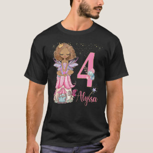 Fairy Tale Fairies Princess Geburtstagsparty 1. 4. T-Shirt