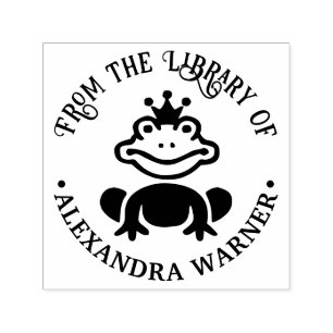 Fairy Tale Frog Prince "aus der Bibliothek" des Bu Permastempel