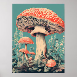 Fairy Tale Fungi Poster