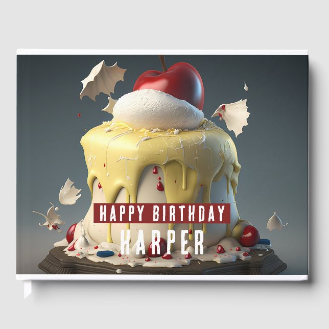 Fairy Tale Inspiriert Geburtstagskassbuch Gästebuch (Vorderseite)