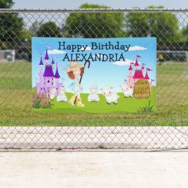 Fairy Tale Little Bo Peep Sheep Banner