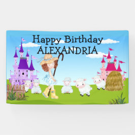 Fairy Tale Little Bo Peep Sheep Banner