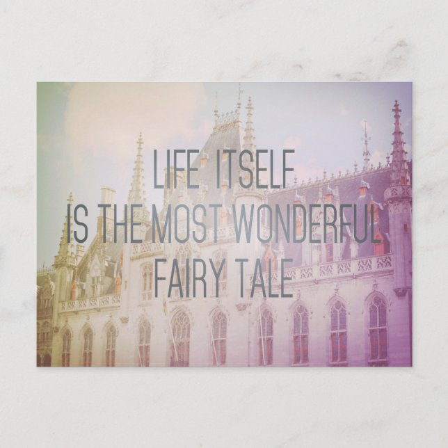 Fairy Tale Postcard Postkarte (Vorderseite)