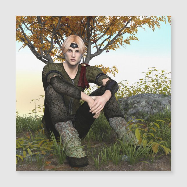 Fairy Tale Prince Magnetkarte (Vorderseite)