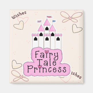 Fairy Tale Princess Burg Design Magnet