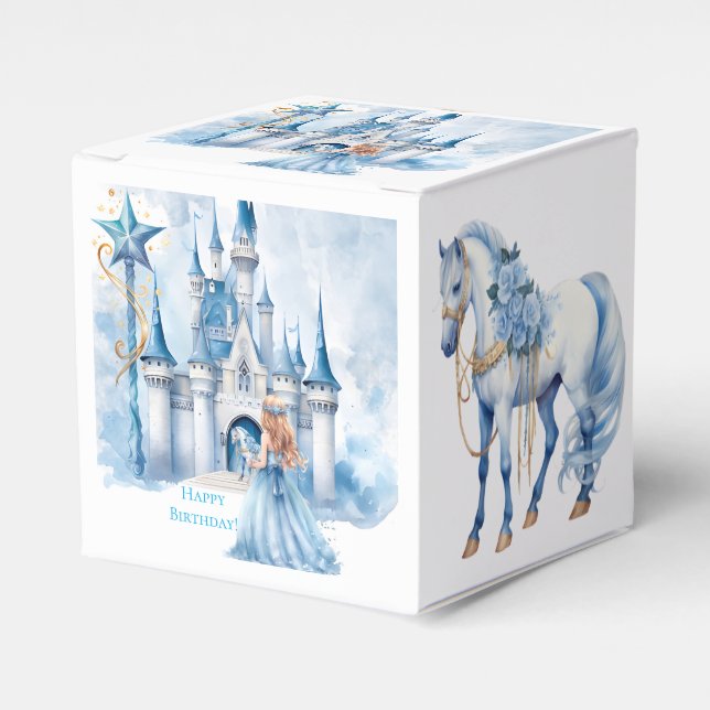 Fairy Tale Princess Burg Girl del Malcantone Geschenkschachtel (Vorderseite)