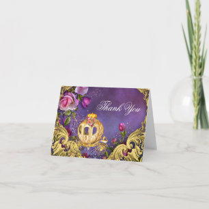 Fairy Tale Princess Vielen Dank Dankeskarte