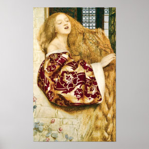Fairy Tale Rapunzel Fine Art Print Poster