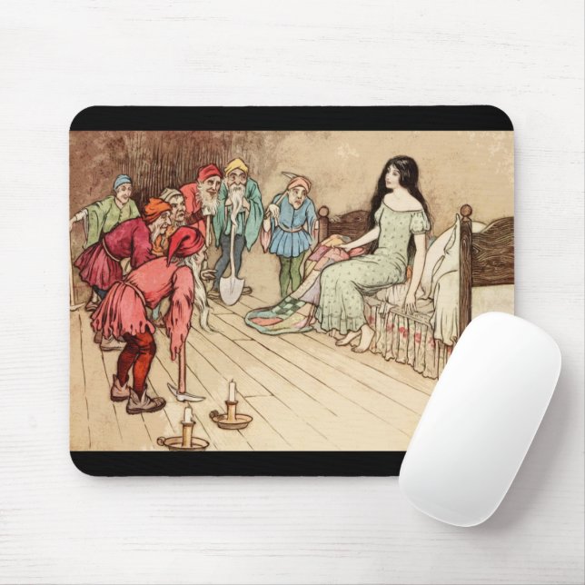 Fairy Tale Snow White Mousepad (Mit Mouse)