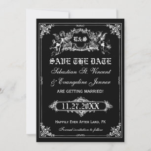 Fairy Tale Storybook Wedding Save the Date Cards Einladung