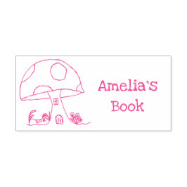 Fairy Tale Toadstool House Dieses Buch gehört zu S Permastempel