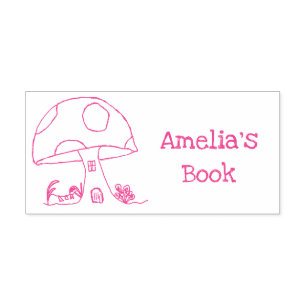 Fairy Tale Toadstool House Dieses Buch gehört zu S Permastempel