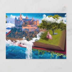 Fairy Tale Woman Postkarte