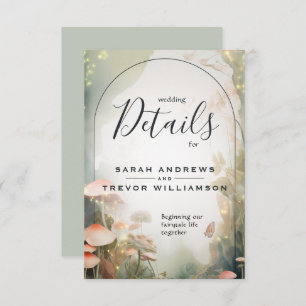 Fairy Tale Woodland Fairycore Romance Begleitkarte