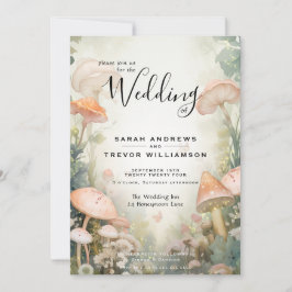 Fairy Tale Woodland Fairycore Romance Einladung