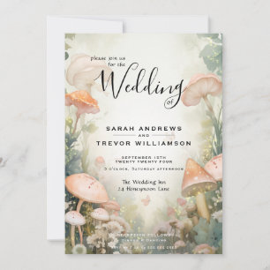 Fairy Tale Woodland Fairycore Romance Einladung